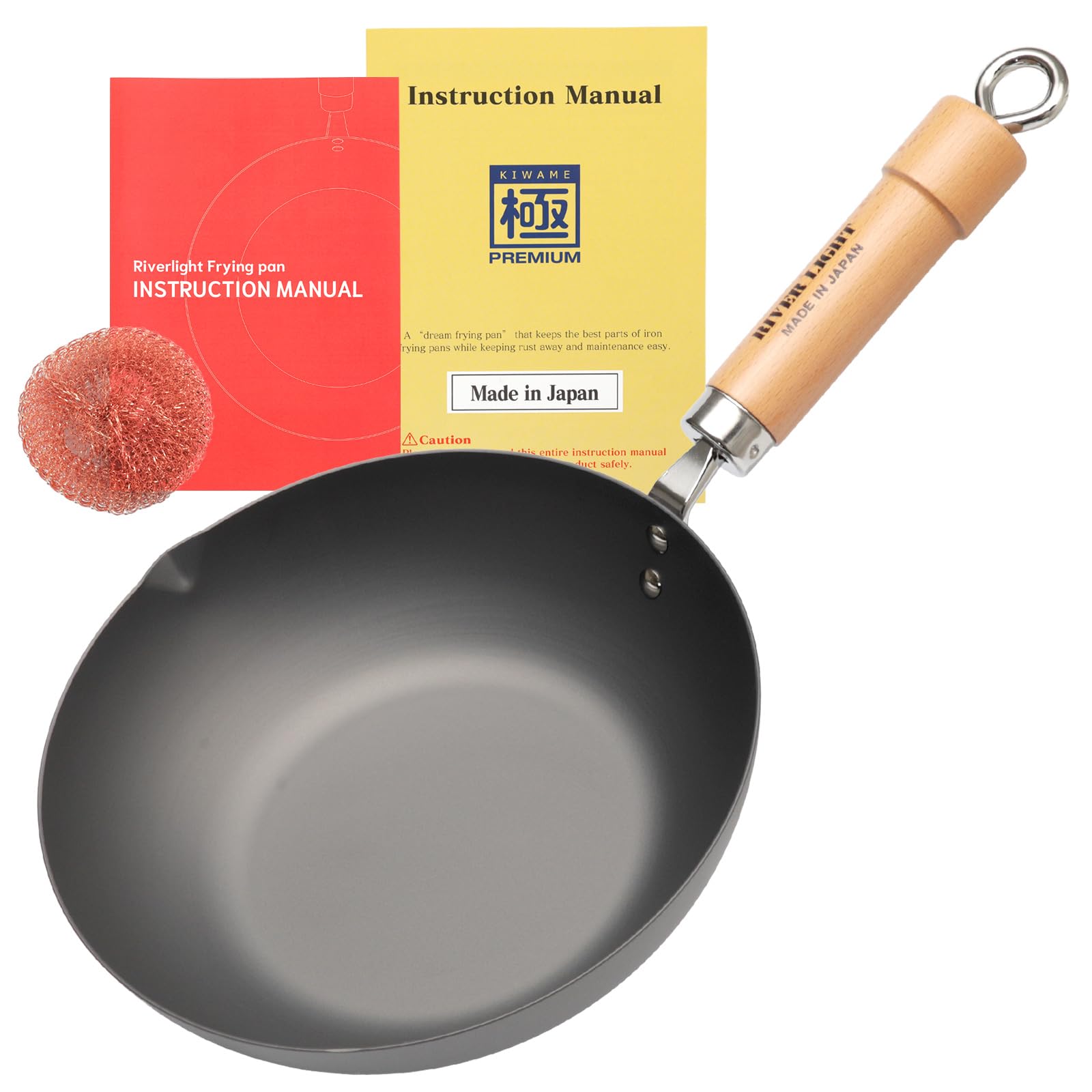 工芸品 yumami Amazon.com: 鐵兎堂 Riverlight KIWAME PREMIUM iron frypan